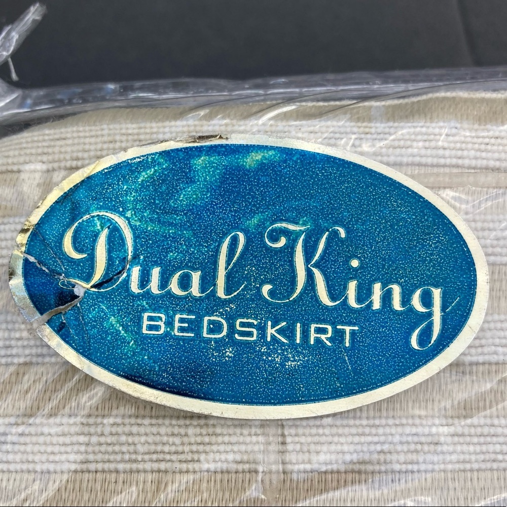 Belle Chambre Bedskirt Dual King Odyssey Tan Cream Neutral Bloomingdales New - Picture 3 of 9